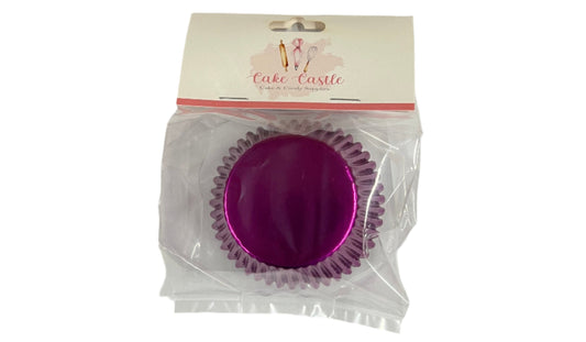 Fuchsia Foil Cupcake Liners 2”x1-1/4” 40pk