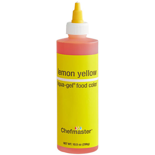 Chefmaster 10.5oz Lemon Yellow Food Color