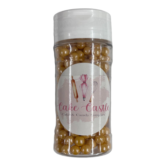Gold 7mm Edible Pearls 3 oz