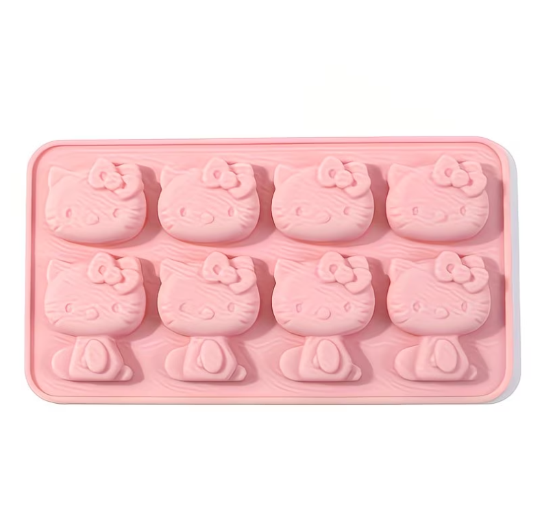 Silicone Hello Kitty Candy Mold 8-Cavity