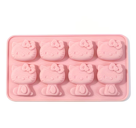 Silicone Hello Kitty Candy Mold 8-Cavity