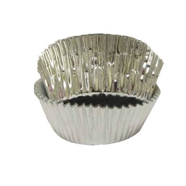Silver Foil Candy Cups 1-1/4" 40 Pk