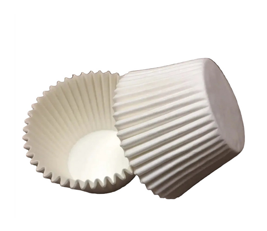 White Baking Cups Greaseproof 2”x1-3/4” 40pk
