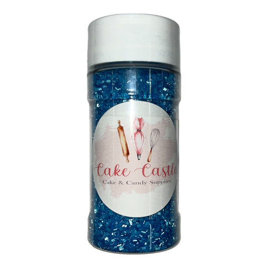 Blue Pearlized Crystal Sugar 4oz