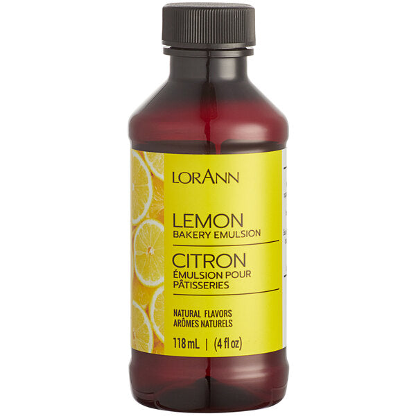 Lorann Oils 4oz Lemon Bakery Emulsion