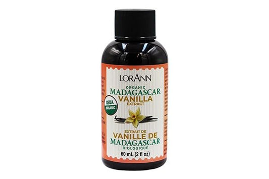 Lorann 2oz Organic Madagascar Vanilla Extract