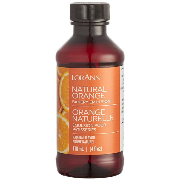 Lorann Oils 4oz Natural Orange Bakery Emulsion