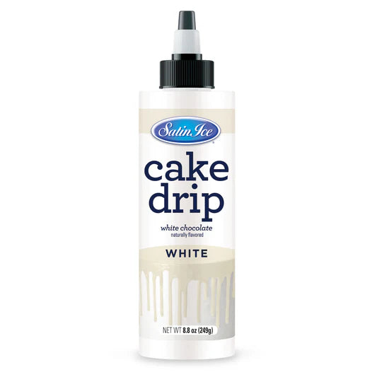 Satin Ice White Cake Drip 8.8 oz